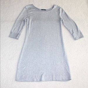 Tart Gray Print Soft Sweater Dress Size Small